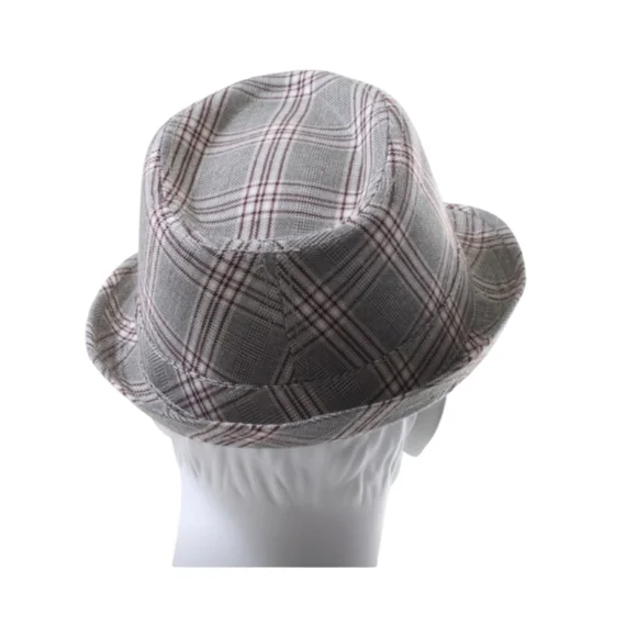 Goorin Bros Biggles Plaid Fedora Hat Classic Unisex Vintage Style Hat M - Picture 14 of 15